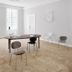 Piet Hein Chair W/ Armrest - Fully Upholstered 36 Piet Hein Chair W/ Armrest - Fully Upholstered -Danish Design Store Piet Hein chair chrome edition No 3 walnut dining table Sibast Furniture 779692c7 b5a2 4a8f 9e25 a758bd70711f