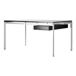 PK52A Student Desk -Danish Design Store Poul kjaerholm PK52A Student desk oak black side 2de8026a 0a29 4dda a990 5442819e0d22
