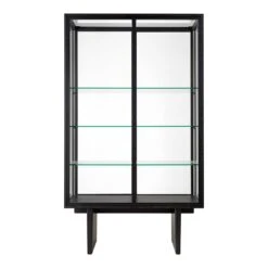 Gubi Private Vitrine 24 Gubi Private Vitrine -Danish Design Store Private Collection Dark Oak Display Cabinet Back ItemNr.10083281