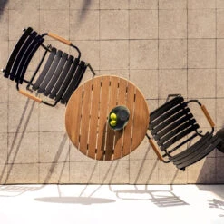 Circum Outdoor Cafe Table 41 Circum Outdoor Cafe Table -Danish Design Store ReCLIPS Dining black bamboo CIRCUM bamboo HOUE 0801 high