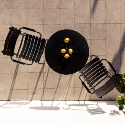 Circum Outdoor Cafe Table 40 Circum Outdoor Cafe Table -Danish Design Store ReCLIPS Dining black CIRCUM black HOUE 0782 high