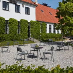 Circum Outdoor Cafe Table 38 Circum Outdoor Cafe Table -Danish Design Store ReCLIPS Dining dark grey CIRCUM black HOUE 2555 high