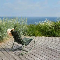 ReCLIPS Outdoor Rocking Chair -Danish Design Store ReCLIPS Rocking olive green HOUE 0505 high