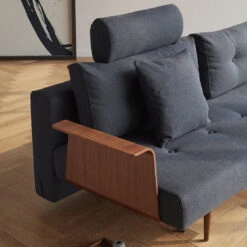Recast Plus Sofa - W/ Wood Arms -Danish Design Store Recast Plus sofa walnut wood 01