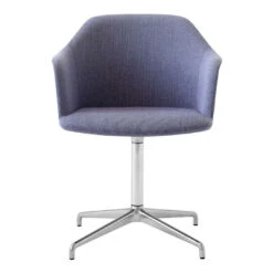 Rely HW45 Armchair - 4-Star Swivel Base W/ Return
