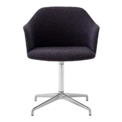 Rely HW46 Armchair - 4-Star Swivel Base W/ Return