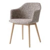 Rely HW78 Armchair - Fully Upholstered -Danish Design Store Rely HW78 Zero011 w. Oak base