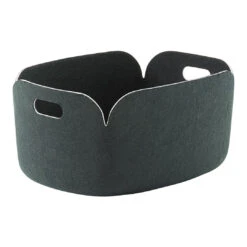 Muuto Restore Basket 32 Muuto Restore Basket -Danish Design Store Restore basket dark green Muuto 5000x5000 1