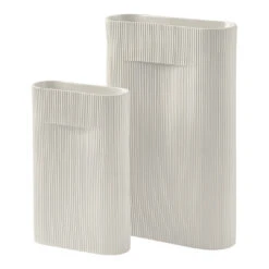 Muuto Ridge Vase -Danish Design Store Ridge vase off white group Muuto 5000x5000 hi res