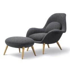 Swoon Ottoman - Single Upholstery -Danish Design Store SC 1770 1771 v2 Hallingdal65 180 oiledoak 0a5df054 7af3 4c1a a6e9 c7aec2929873