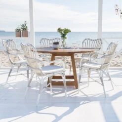 George Outdoor Dining Table - Round -Danish Design Store SD E103 Margret GeorgeO120 strand bf