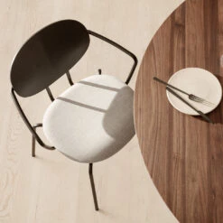 Piet Hein Chair W/ Armrest - Seat Upholstered 30 Piet Hein Chair W/ Armrest - Seat Upholstered -Danish Design Store SIBAST AW21 02 V3