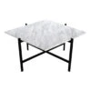 OX Denmarq Square Deck Coffee Table -Danish Design Store SQUARE DECK TABLE white carrara black frame