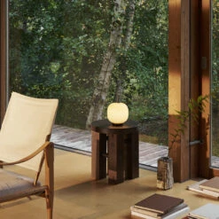 Louis Poulsen VL45 Radiohus Portable Lamp -Danish Design Store SS25 VL45 Radiohus Portable Asnaes Yellow Living Room Window f54cf86a 547a 40dd a03e 28799984e094