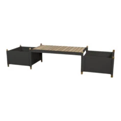 Sticks Outdoor Bench W/ Planters