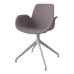 Seed Armchair - Upholstered - 4 - Star Base W/ Gliders - Grey Lacquered Steel 31 Seed Armchair - Upholstered - 4 - Star Base W/ Gliders - Grey Lacquered Steel -Danish Design Store SeedDiningArmchair Upholstery 4Starbasewithgliders SoilRoseMelange Greylacqueredsteel02 327 55 00092 angle 668dd97c 7dae 4d32 bd75 c66e51aacba3