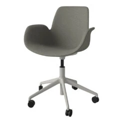 Seed Armchair - Upholstered - 5 - Star Base W/ Wheels - Grey Lacquered Steel 31 Seed Armchair - Upholstered - 5 - Star Base W/ Wheels - Grey Lacquered Steel -Danish Design Store SeedDiningArmchair Upholstery 5Starbasewithwheels ReviGreen Greylacqueredsteel02 327 60 00122 angle 6c96eb83 8a52 4fad 9867 2ea6ac57c6c8