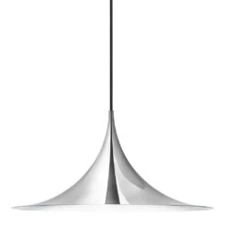 Gubi Semi Pendant - Large -Danish Design Store Semi Pendant O60 Chrome 6f333c19 557d 48c7 81a7 7c2213f457fd