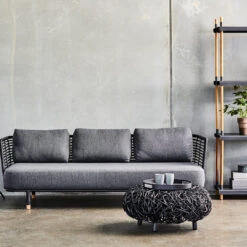 Loop Footstool - Indoor 7 Loop Footstool - Indoor -Danish Design Store Sense black sofa grey Y125 curve black