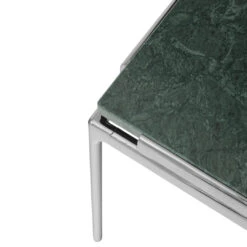 Sett LN13 Coffee Table -Danish Design Store Sett LN11 LN13 Verde Guatemala Marble w. Dark Chrome