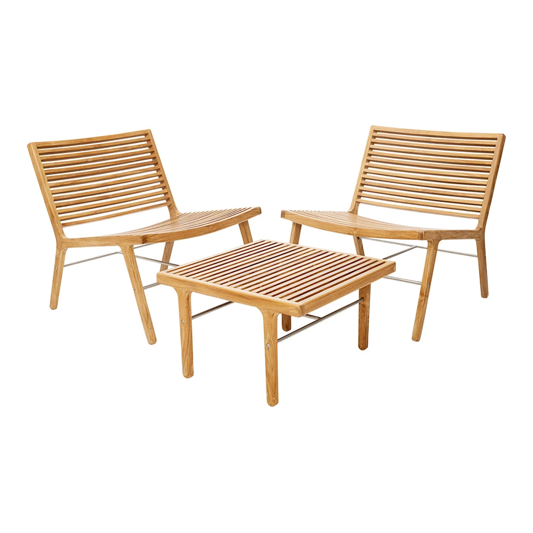 RIB Outdoor Lounge Table - Square 6 RIB Outdoor Lounge Table - Square - Image 4