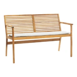 Cushion For RIB Outdoor Dining Bench - W/ Backrest -Danish Design Store Sibast outdoor RIB bench 2 seater high with cushion