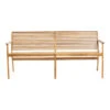 RIB Outdoor Dining Bench - W/ Backrest -Danish Design Store Sibast outdoor RIB lounge bench