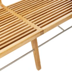 RIB Outdoor Lounge Bench -Danish Design Store Sibast outdoor RIB lounge bench close up