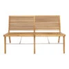 RIB Outdoor Lounge Bench -Danish Design Store Sibast outdoor RIB lounge bench front