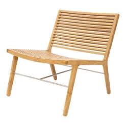 RIB Outdoor Lounge Chair -Danish Design Store Sibast outdoor RIB lounge chair side 2