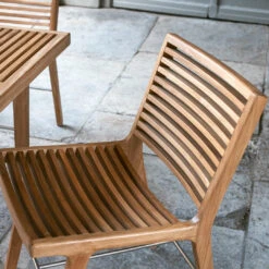 RIB Outdoor Dining Chair -Danish Design Store SibastRIBoutdoordiningchairnoarmclose upsetting