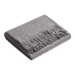 Sibast Alpaca Throw 14 Sibast Alpaca Throw -Danish Design Store Sibast Plaid Alpaka Wool Blend Light Grey