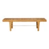RIB Outdoor Dining Bench 1 RIB Outdoor Dining Bench -Danish Design Store SibastoutdoorRIBbacklessbenchlow