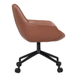 Sinum Dining Armchair - Swivel Base W/ Casters 8 Sinum Dining Armchair - Swivel Base W/ Casters -Danish Design Store Sinum Swivel base with castors Parma col. Cognac V4