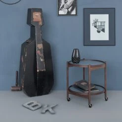 Tray Table Model 50 41 Tray Table Model 50 -Danish Design Store SmokedOak StormBlue