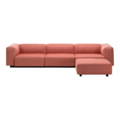 Vitra Soft Modular Three-Seater Sofa Plus Ottoman