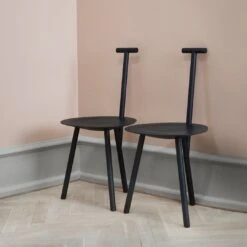 Spade Chair 38 Spade Chair -Danish Design Store Spade Chair stained navy blue 2