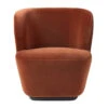 Gubi Stay Lounge Chair - Plinth Base -Danish Design Store Stay LoungeChair 75 Swivel GubiVelvet 641 Front ba7c4f42 db18 49ae 92cb b5c29e12a494