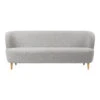 Gubi Stay Sofa - Wood Base - Medium -Danish Design Store Stay Sofa 190x95 Wood FullyUpholstered Oak Dedar Karakorum 004 Front
