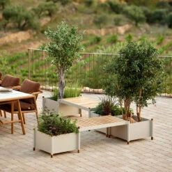 Sticks Outdoor Bench W/ Planters -Danish Design Store Sticks planter bench 09f1ea7a 011c 464f 983a 330b53783826