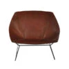 OX Denmarq Stitch Lounge Chair 2 OX Denmarq Stitch Lounge Chair -Danish Design Store Stitch Chair Black frame cognac leather 4