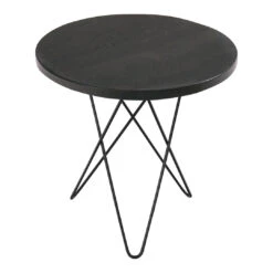 OX Denmarq Tall Mini O Table 31 OX Denmarq Tall Mini O Table -Danish Design Store TALL MINI O TABLE black slate black steel