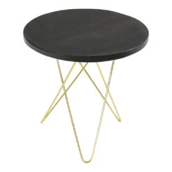 OX Denmarq Tall Mini O Table 37 OX Denmarq Tall Mini O Table -Danish Design Store TALL MINI O TABLE black slate brass