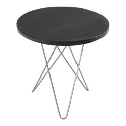 OX Denmarq Tall Mini O Table 25 OX Denmarq Tall Mini O Table -Danish Design Store TALL MINI O TABLE black slate stainless steel