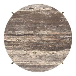 Gubi TS Coffee Table - Round 35 Gubi TS Coffee Table - Round -Danish Design Store TS Coffee Table O55 Grey Travertine Top Brass Base Top 7516c242 1414 480e b552 9de3d28d4f1a