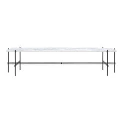 Gubi TS Console - 1 Rack 14 Gubi TS Console - 1 Rack -Danish Design Store TS Console 1 Rack 180x40x40 Black Marble BiancoCarrara Front 9c25c36a c550 47c3 a967 fbd015792e2c