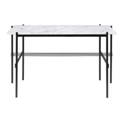 Gubi TS Desk 22 Gubi TS Desk -Danish Design Store TS Desk White Marble BlackMarquina Front