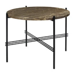 Gubi TS Coffee Table - Round 26 Gubi TS Coffee Table - Round -Danish Design Store TS Table 55 Brown Marble Black 6b197600 e3b8 49c8 9f0a dac8e75889f7
