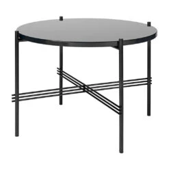 Gubi TS Coffee Table - Round 27 Gubi TS Coffee Table - Round -Danish Design Store TS Table 55 graphite black glass black b8c2b8fa 5a80 46a5 9929 d872c31a757e