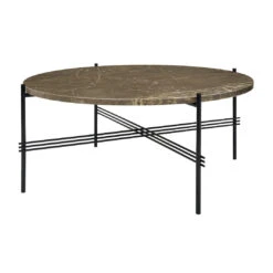 Gubi TS Coffee Table - Round 29 Gubi TS Coffee Table - Round -Danish Design Store TS Table 80 Brown Marble Black ad9eeeba c832 483b 8692 ce9ec770815b